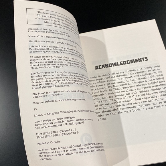 Minecraft: Invasion of the Overworld by Mark Cheverton - Paperback Novel - Picture 4 of 5